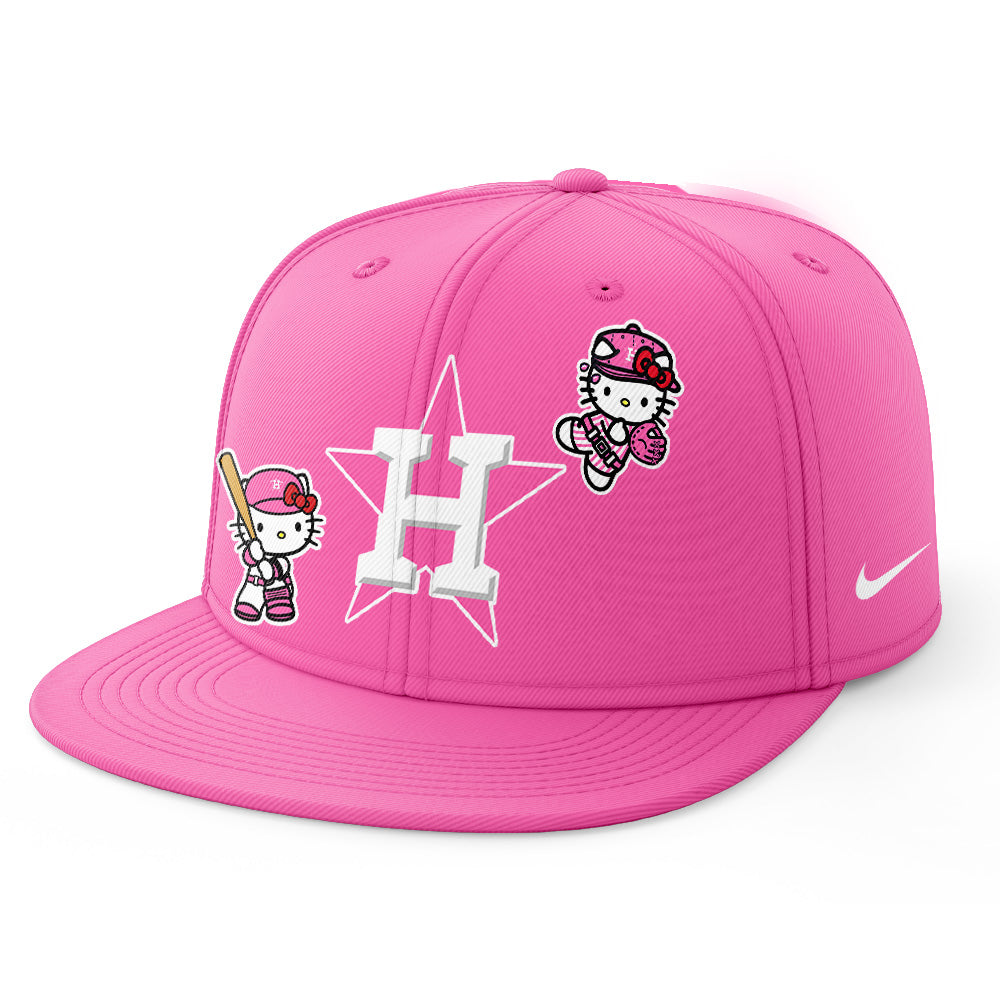 Houston Astros x Hello Kitty Pink Logo Jersey