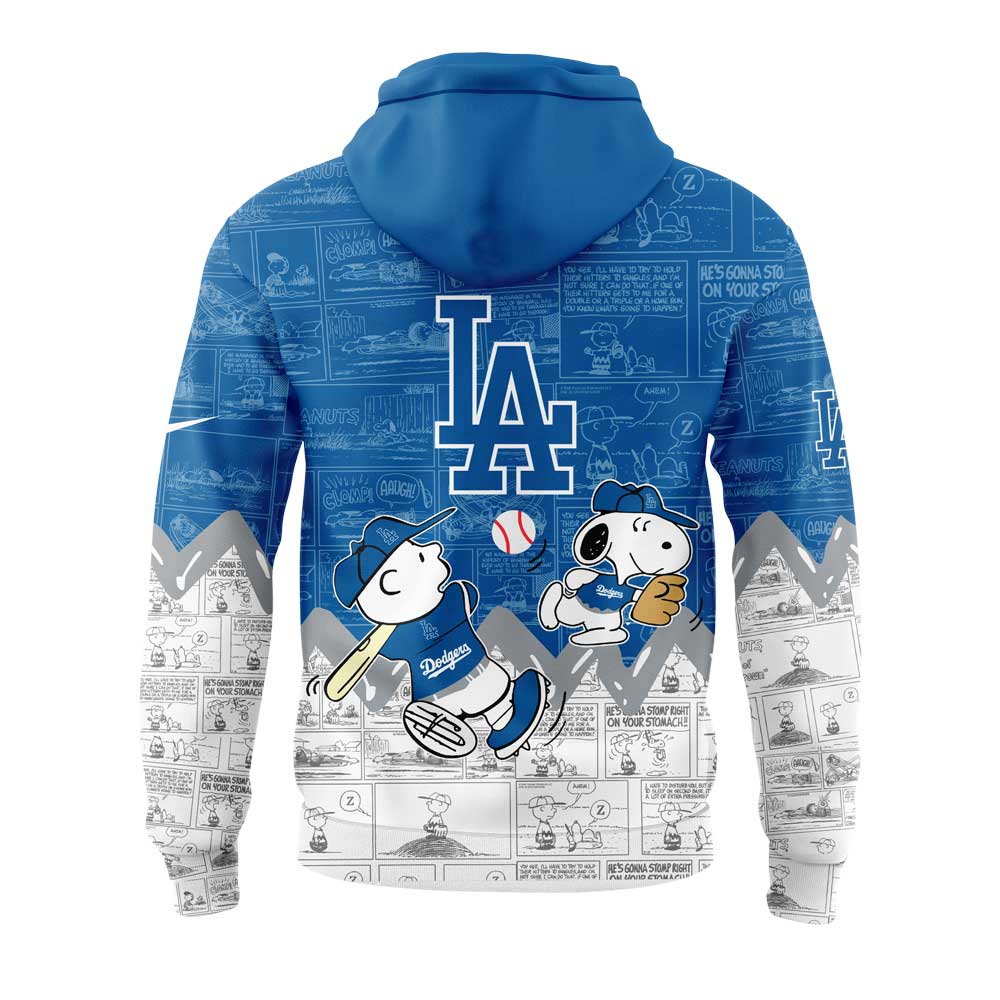 Los Angeles Dodgers 75th Anniversary of Peanuts Hoodie