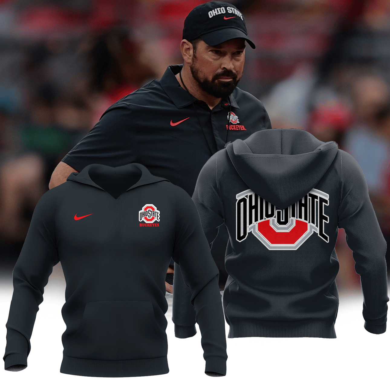 Ohio State Football Hoodie Fabled Stitches