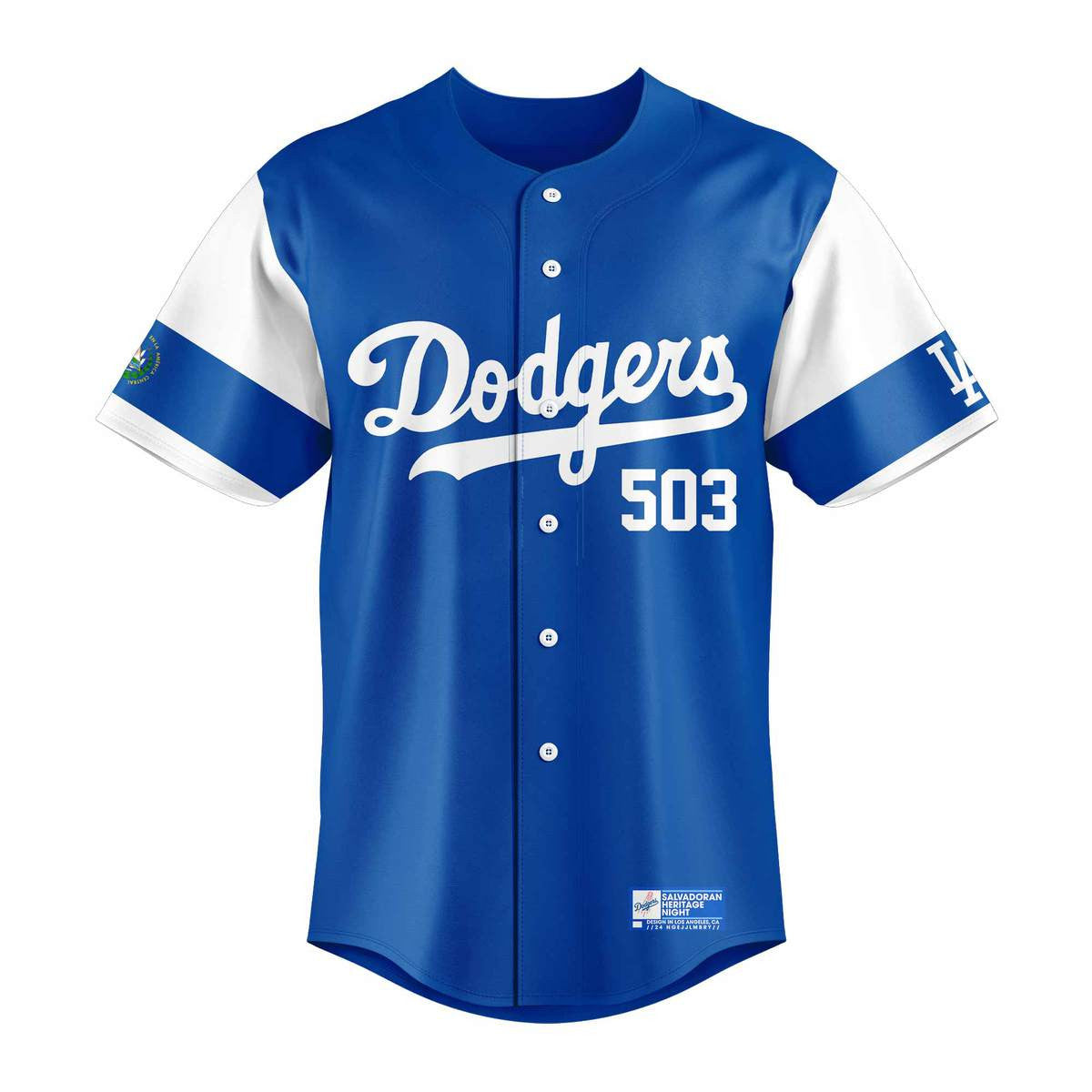 Limited Editon Los Angeles Dodgers Heritage Night Salvador Jersey
