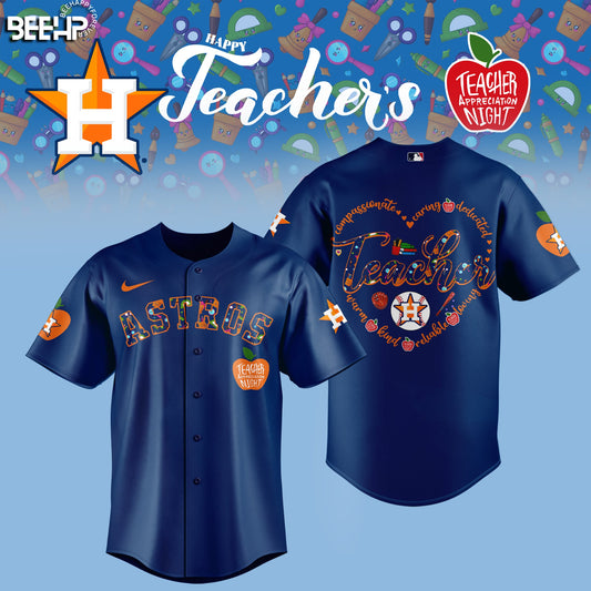 Houston Astros TEACHER APPRECIATION NIGHT Editions Limited 2025 Jersey