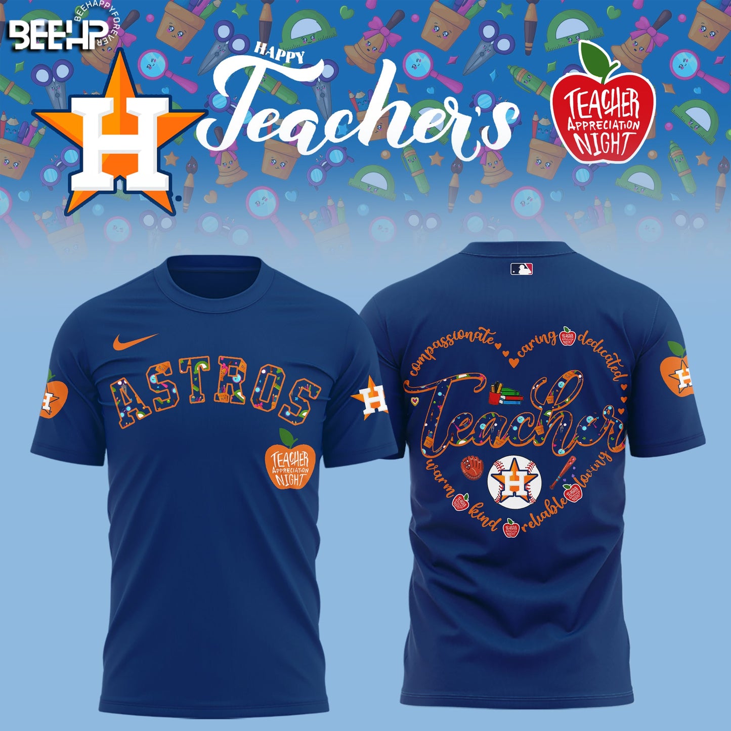 Houston Astros TEACHER APPRECIATION NIGHT Editions Limited 2025 Tshirt