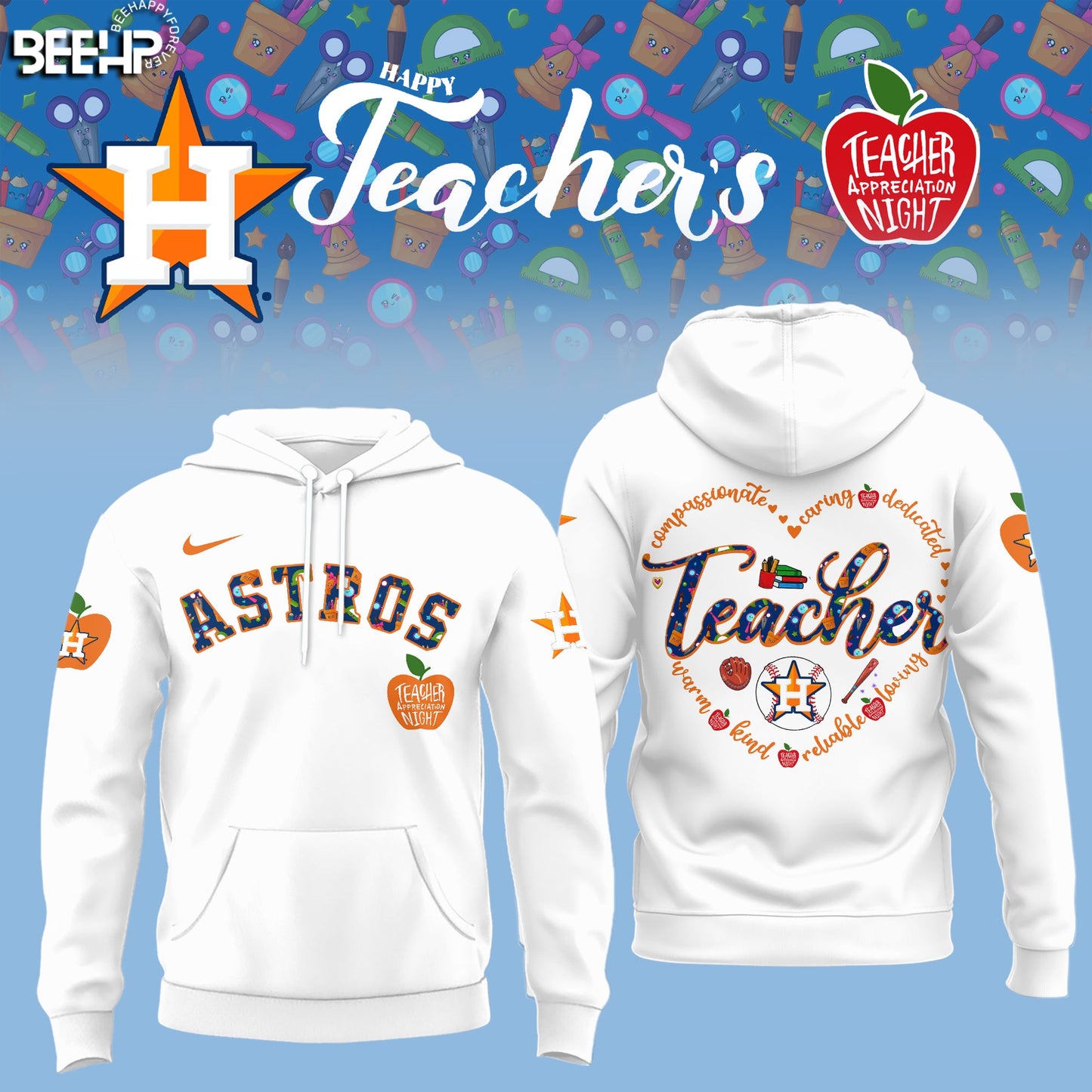 Houston Astros TEACHER APPRECIATION NIGHT Editions Limited 2025 Hoodie