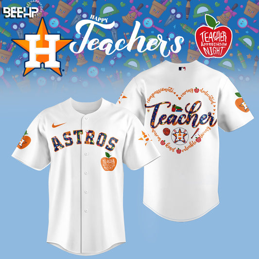 Houston Astros TEACHER APPRECIATION NIGHT Editions Limited 2025 Jersey