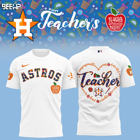 Houston Astros TEACHER APPRECIATION NIGHT Editions Limited 2025 Tshirt