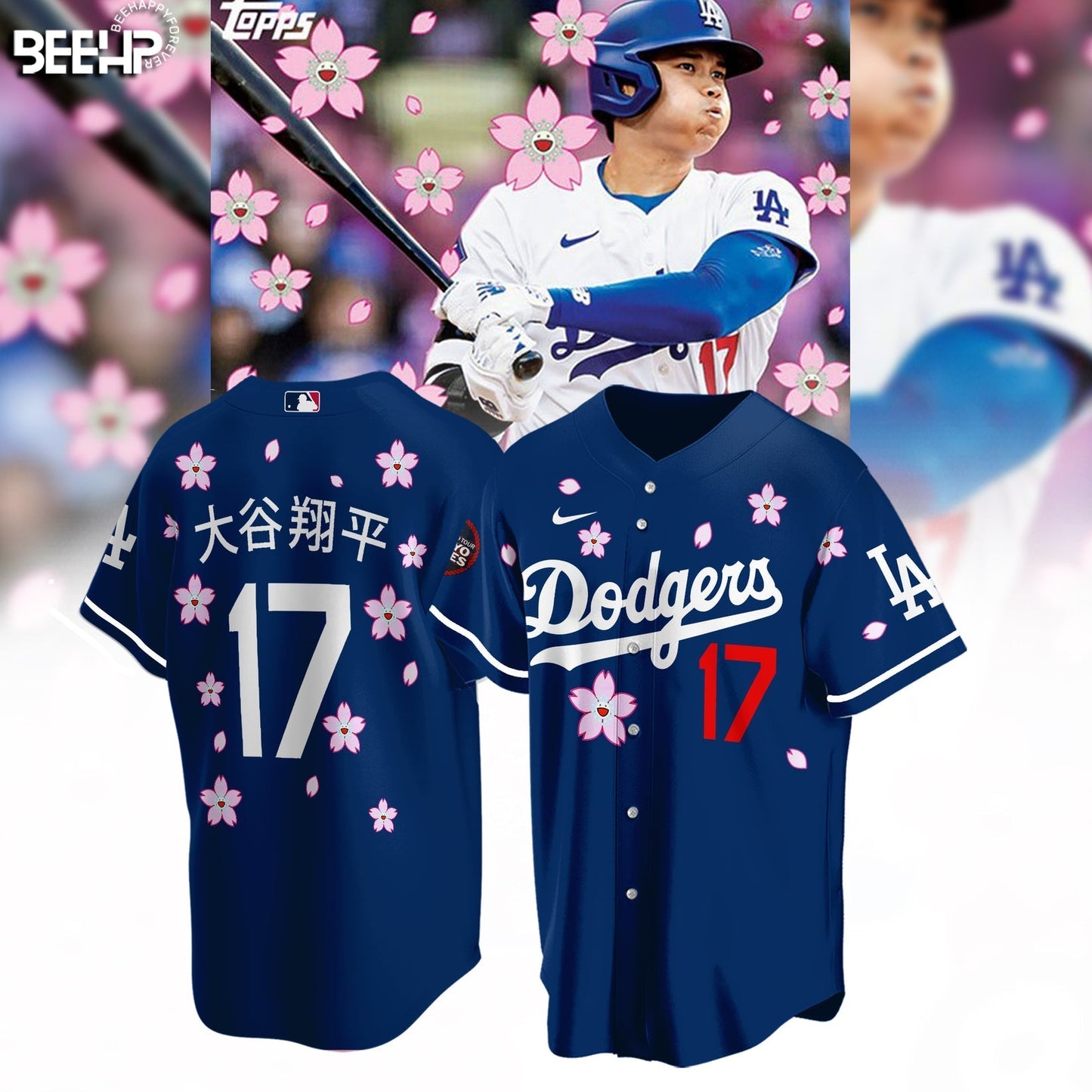 Los Angeles Dodgers Takashi Murakami x MLB World Tour Tokyo Series Jersey