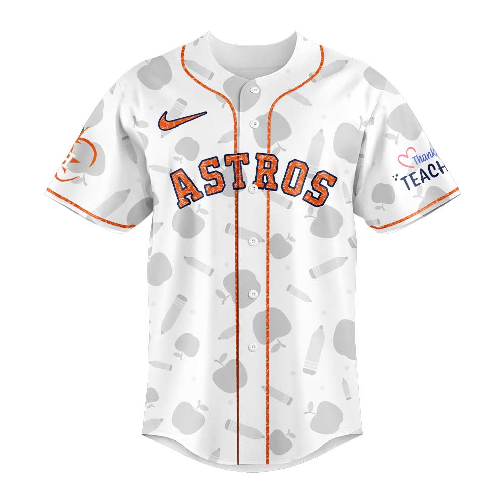Houston Astros TEACHER APPRECIATION NIGHT Editions Limited 2025 Jersey