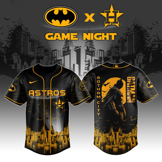 Houston Astros x DC Batman Game Night Special Edition Jersey