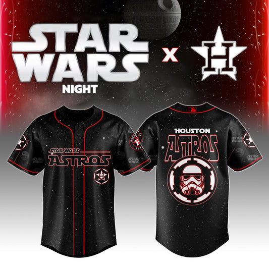 Houston Astros MLB x Star Wars Night Special Edition Jersey 2025