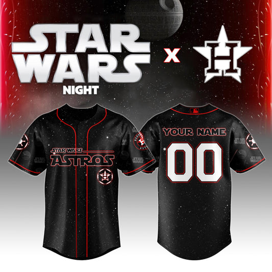 Houston Astros MLB x Star Wars Night Special Edition Jersey 2025