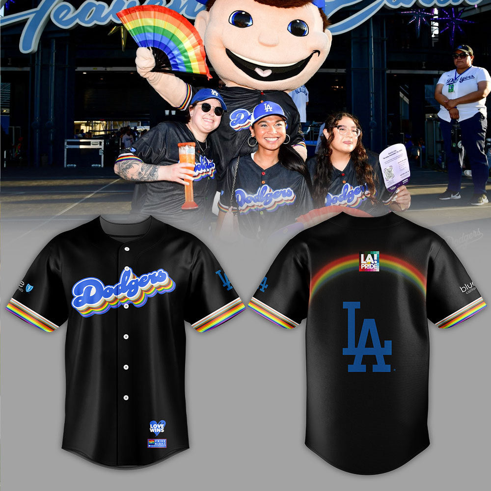Exclusive 2025 Dodger LGBTQ + Pride Night Jersey