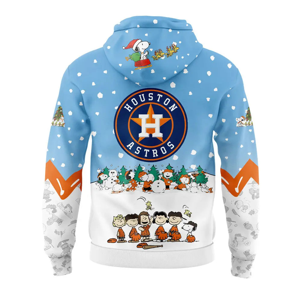 Houston Astros Peanuts & Snoopy Hoodie