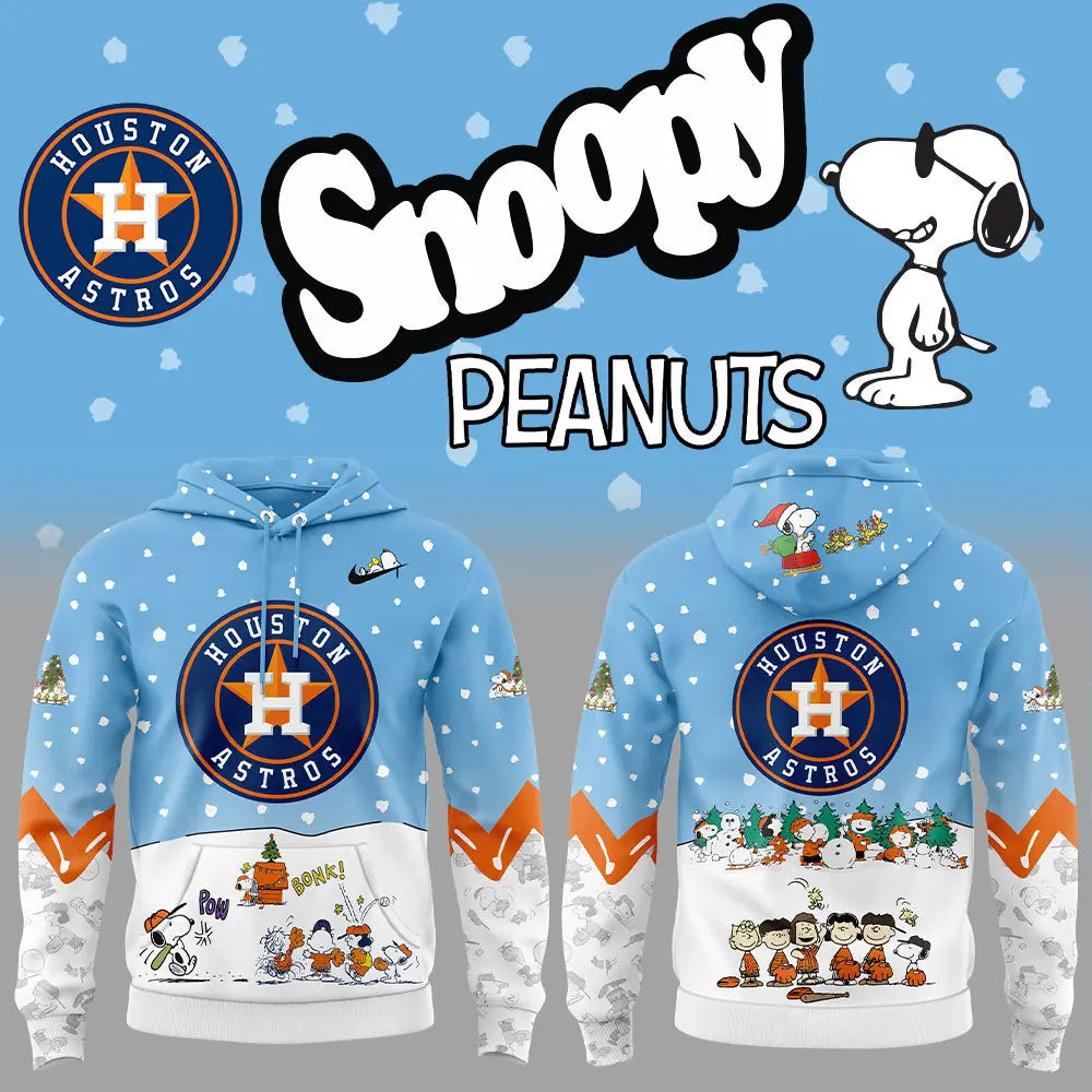 Houston Astros Peanuts & Snoopy Hoodie