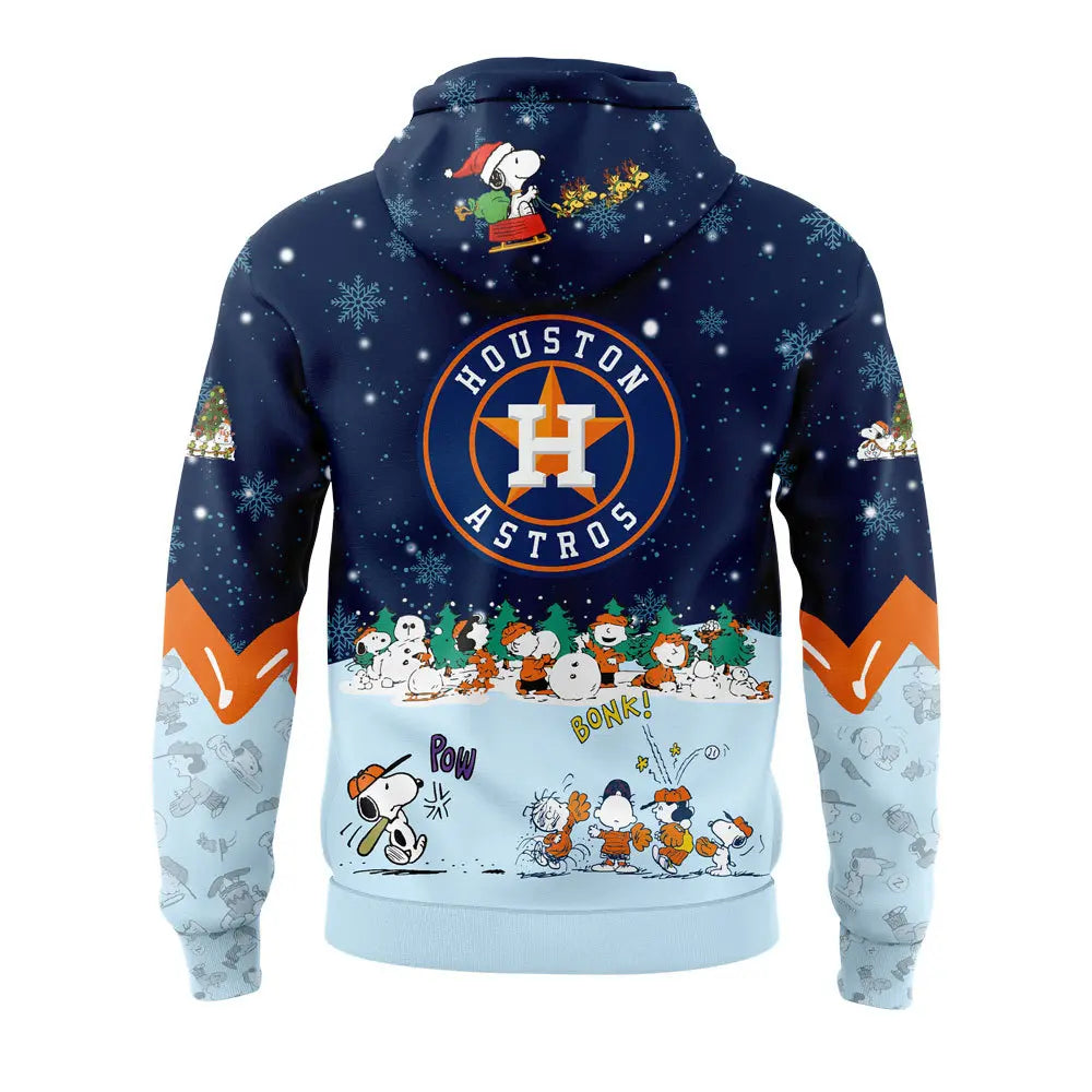 Houston Astros Peanuts & Snoopy Hoodie