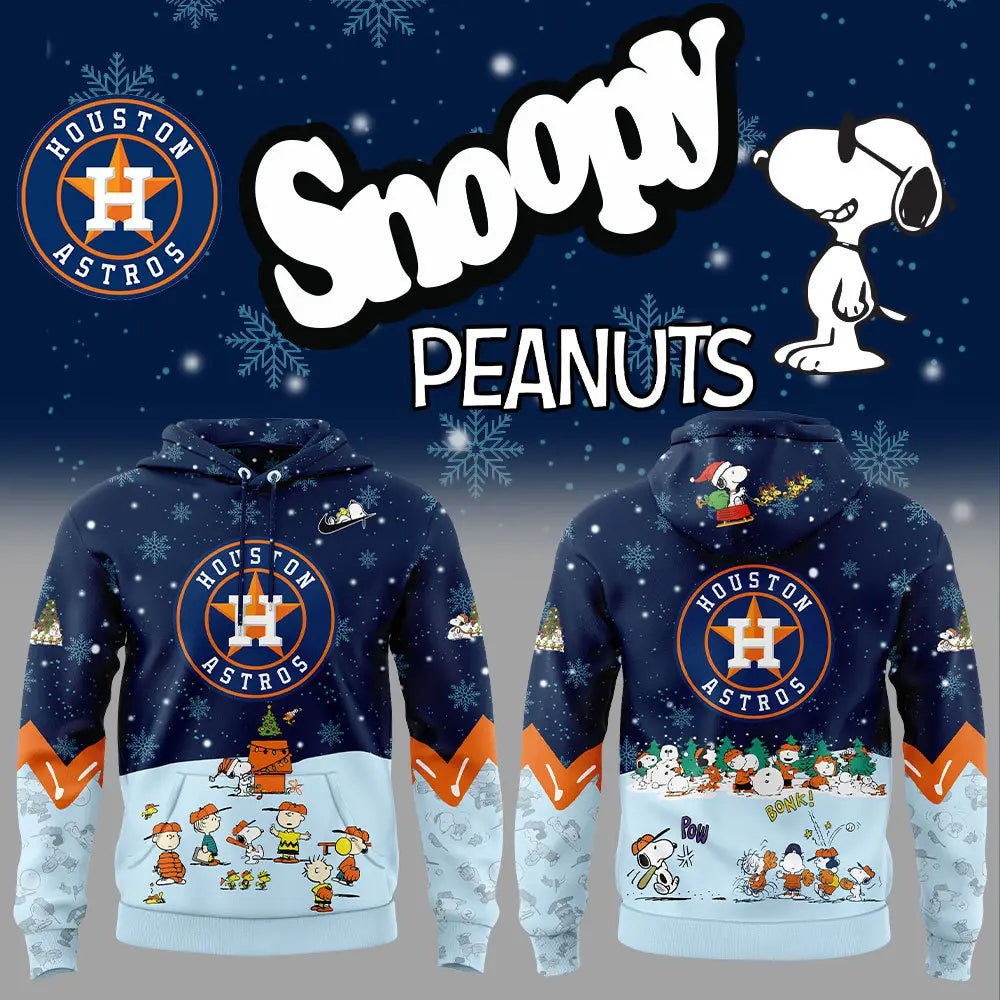 Houston Astros Peanuts & Snoopy Hoodie
