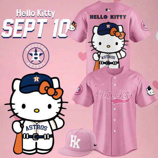 Limited Editon Houston Astros x Hello Kitty 50TH Jersey