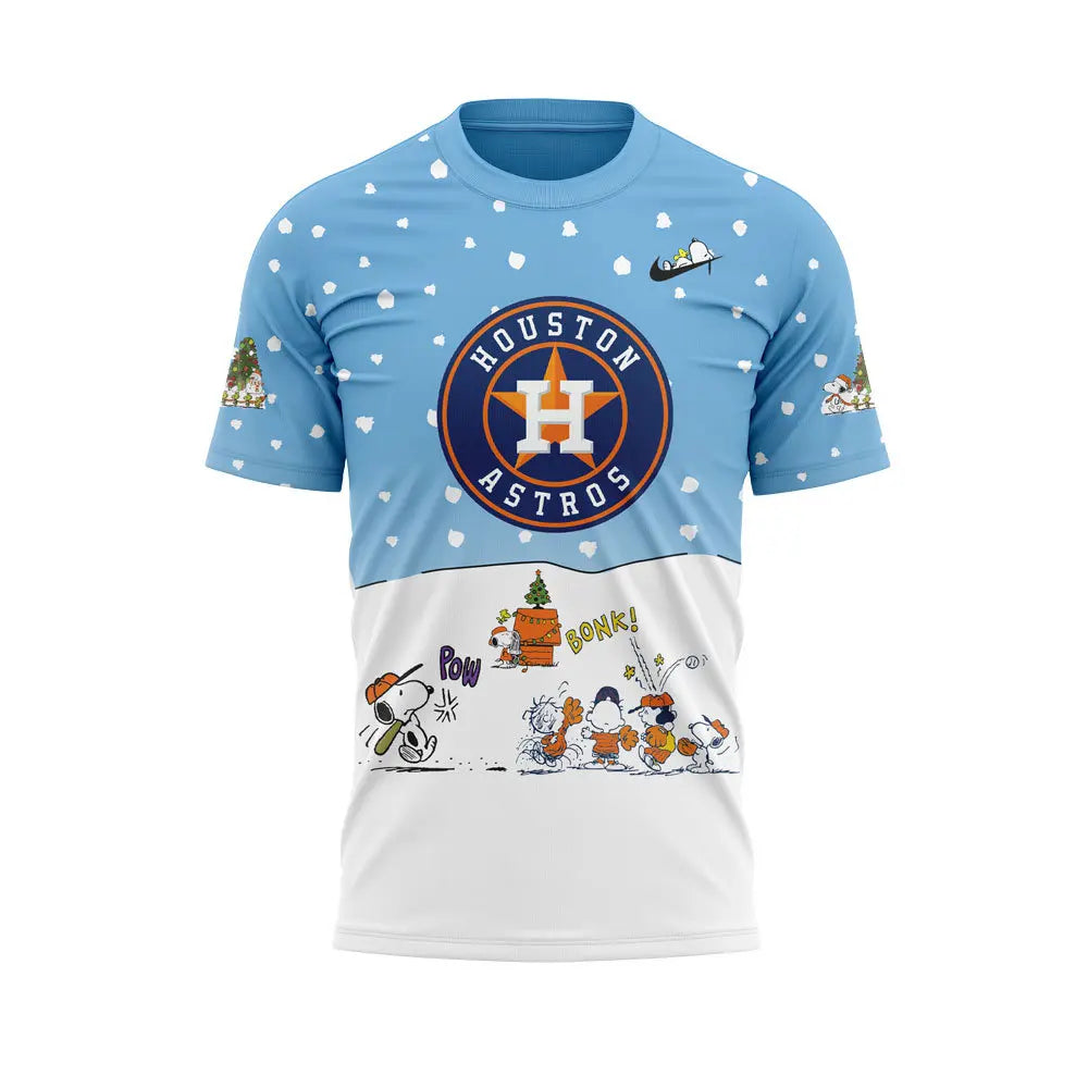Houston Astros Peanuts & Snoopy Tshirt