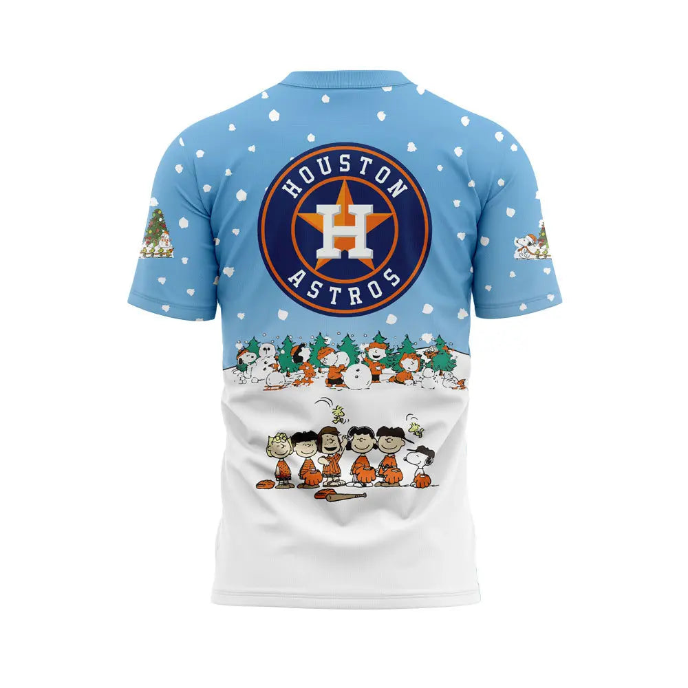 Houston Astros Peanuts & Snoopy Tshirt