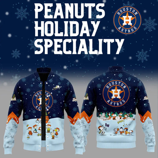 Houston Astros Peanuts & Snoopy Bomber Jacket