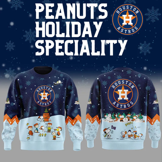 Houston Astros Peanuts & Snoopy Sweatshirt