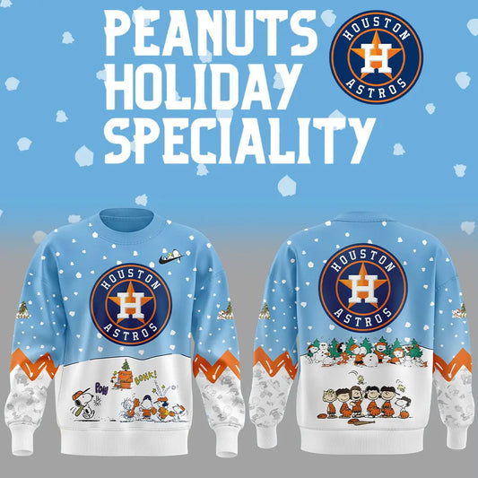 Houston Astros Peanuts & Snoopy Sweatshirt