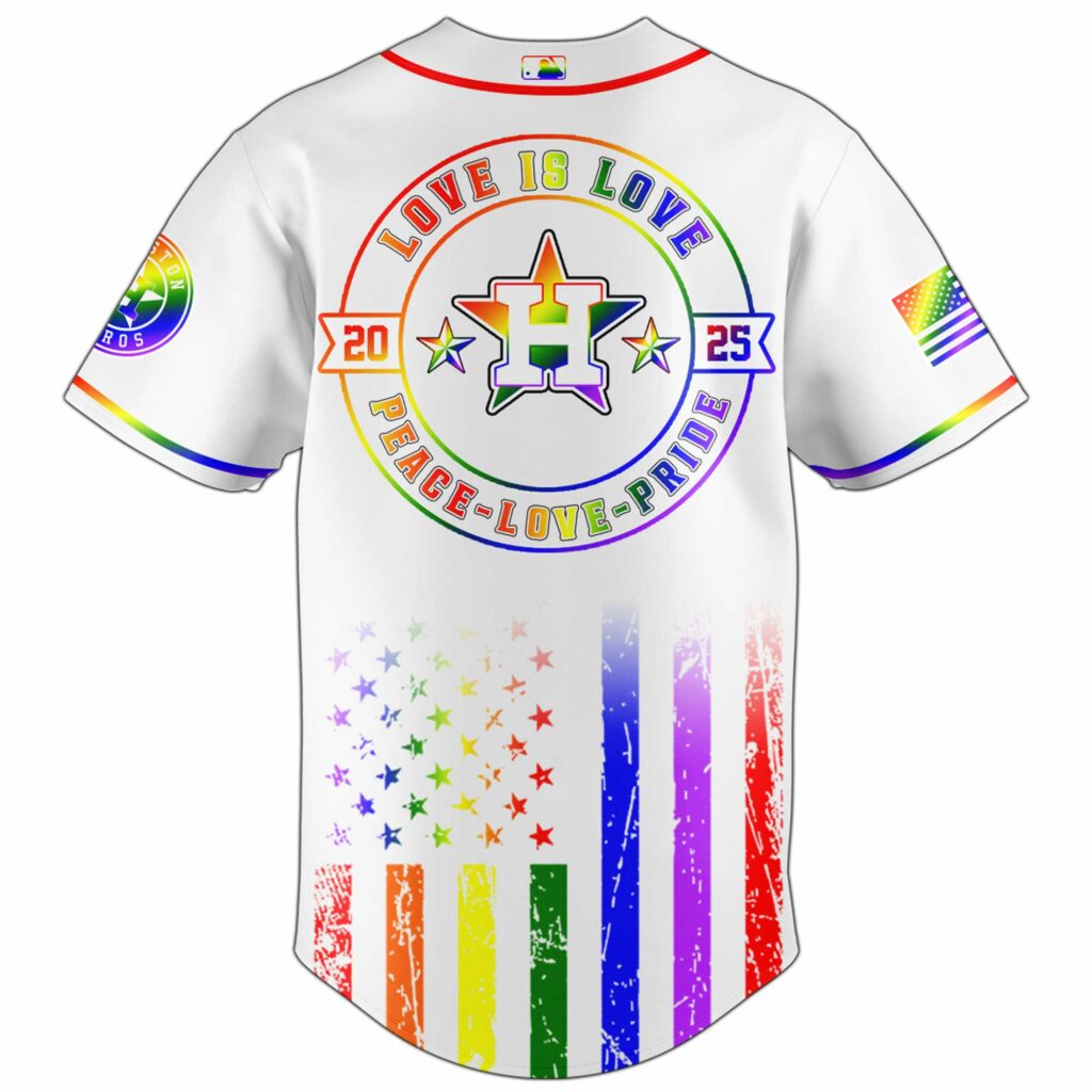 Houston Astros MLB x Happy Pride Month Limited Edition Jersey 2025