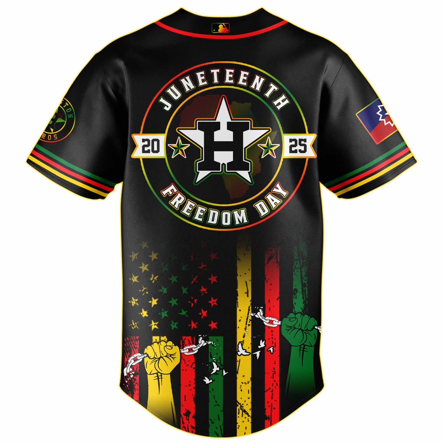 Houston Astros MLB X Juneteenth Day Jersey Edition Jersey 2025