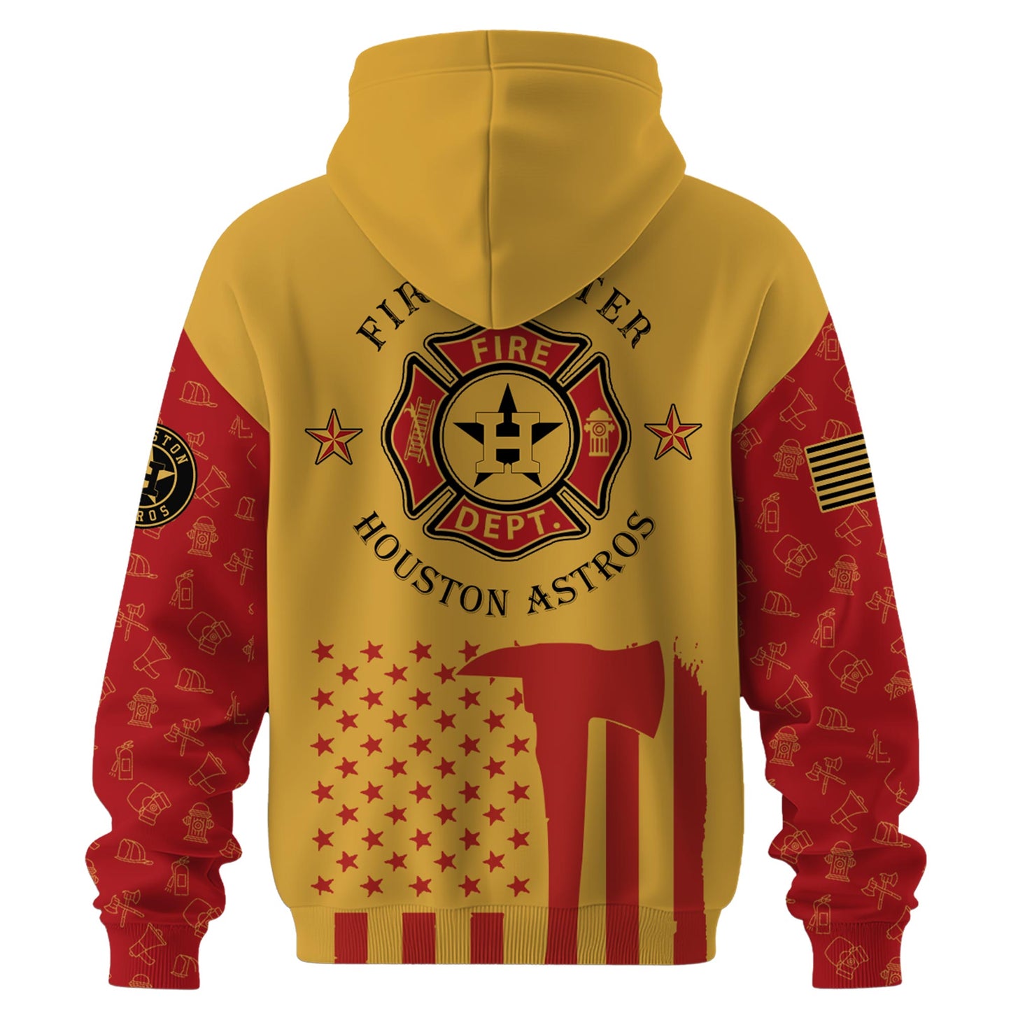 Houston Astros MLB x Firefighter Appreciation Night Special Edition Hoodie 2025