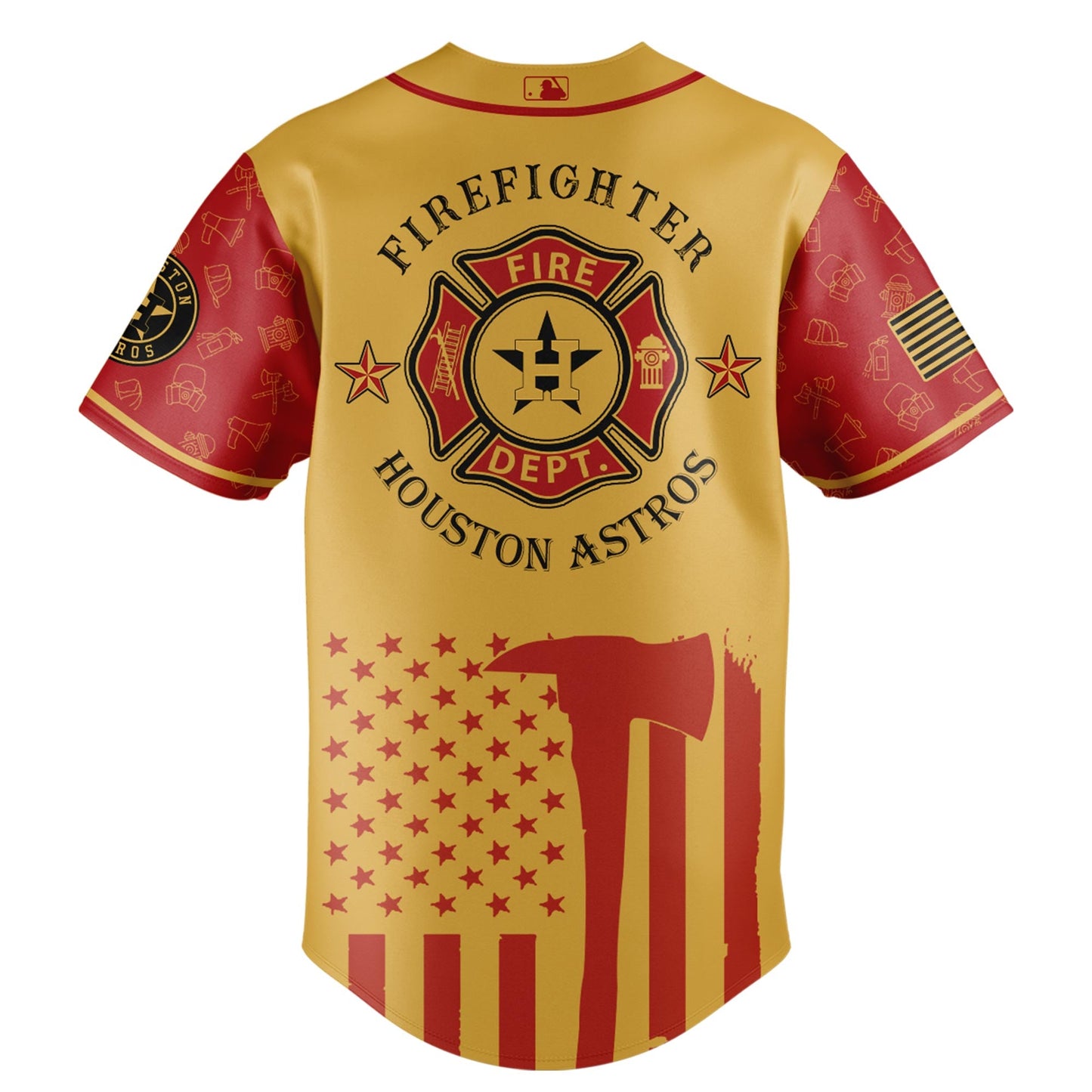 Houston Astros MLB x Firefighter Appreciation Night Special Edition Jersey 2025