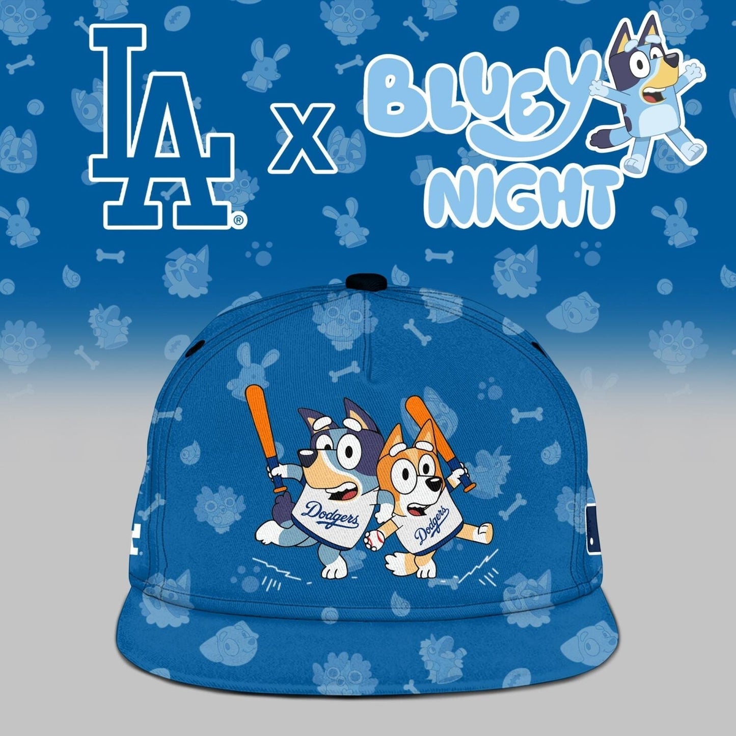 Los Angeles Dodgers 2025 Bluey Night Limited Jersey