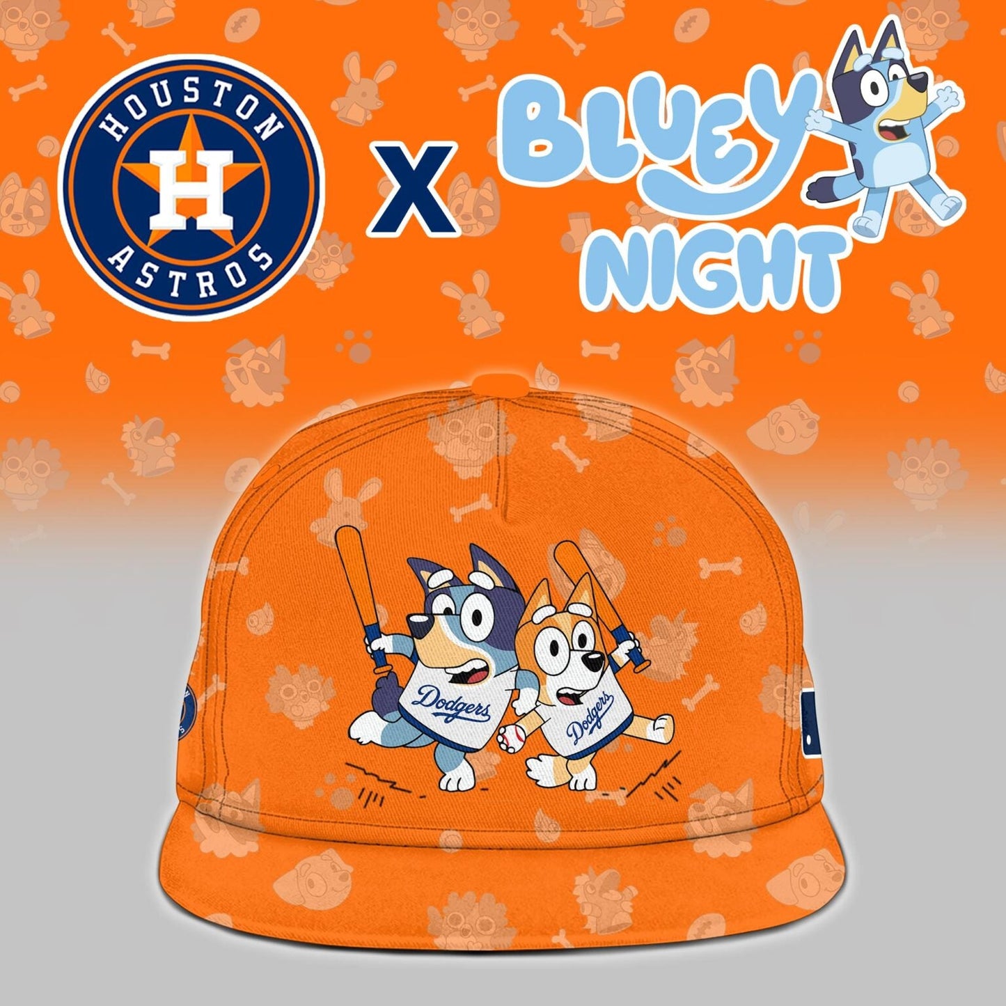 Houston Astros 2025 Bluey Night Limited Baseball Jersey