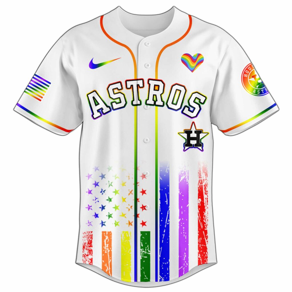 Houston Astros MLB x Happy Pride Month Limited Edition Jersey 2025
