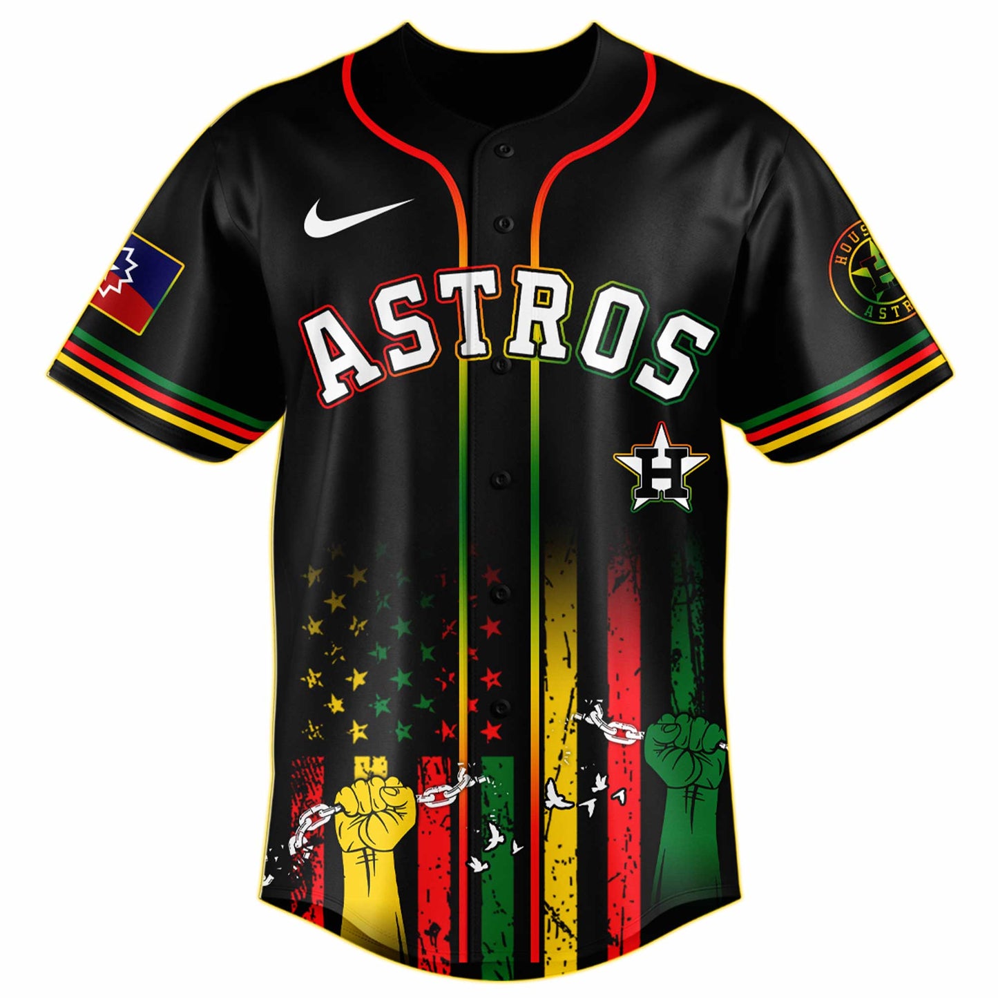 Houston Astros MLB X Juneteenth Day Jersey Edition Jersey 2025