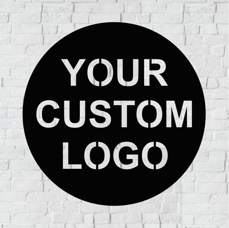 Your Custom Logo Metal Sign | Business Logo Metal Sign | Your logo custom Sign | custom business logo signage