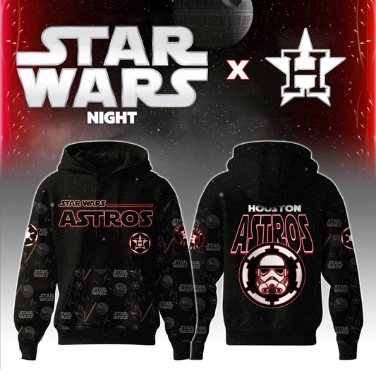 Houston Astros MLB x Star Wars Night Special Edition Hoodie 2025