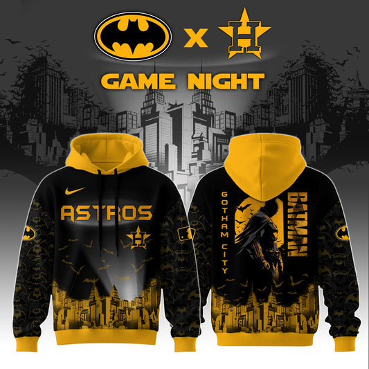 Houston Astros x DC Batman Game Night Special Edition Hoodie