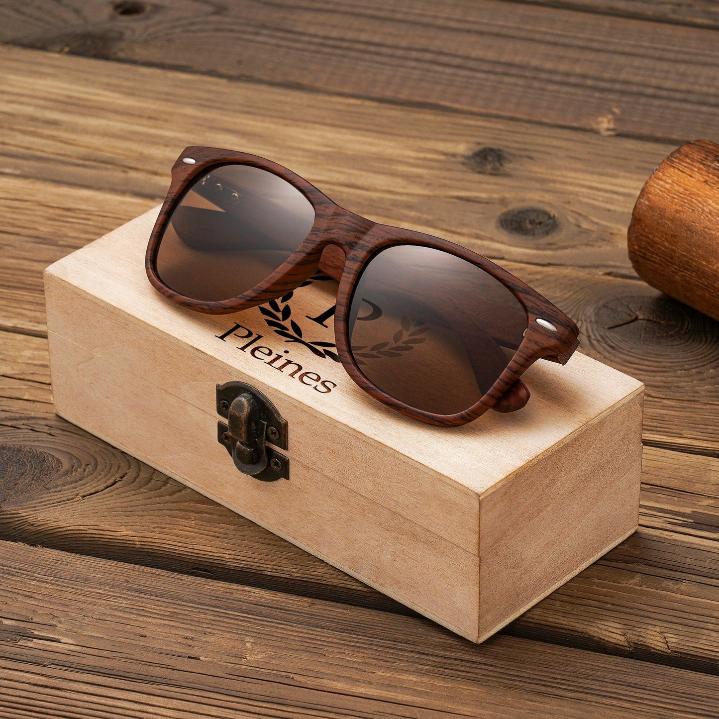 Personalized Wooden Sunglasses, Groomsmen Gifts, Groomsman Proposal, Custom Engraved Wood Sunglasses, Bachelor Party Wedding Gifts for Guys