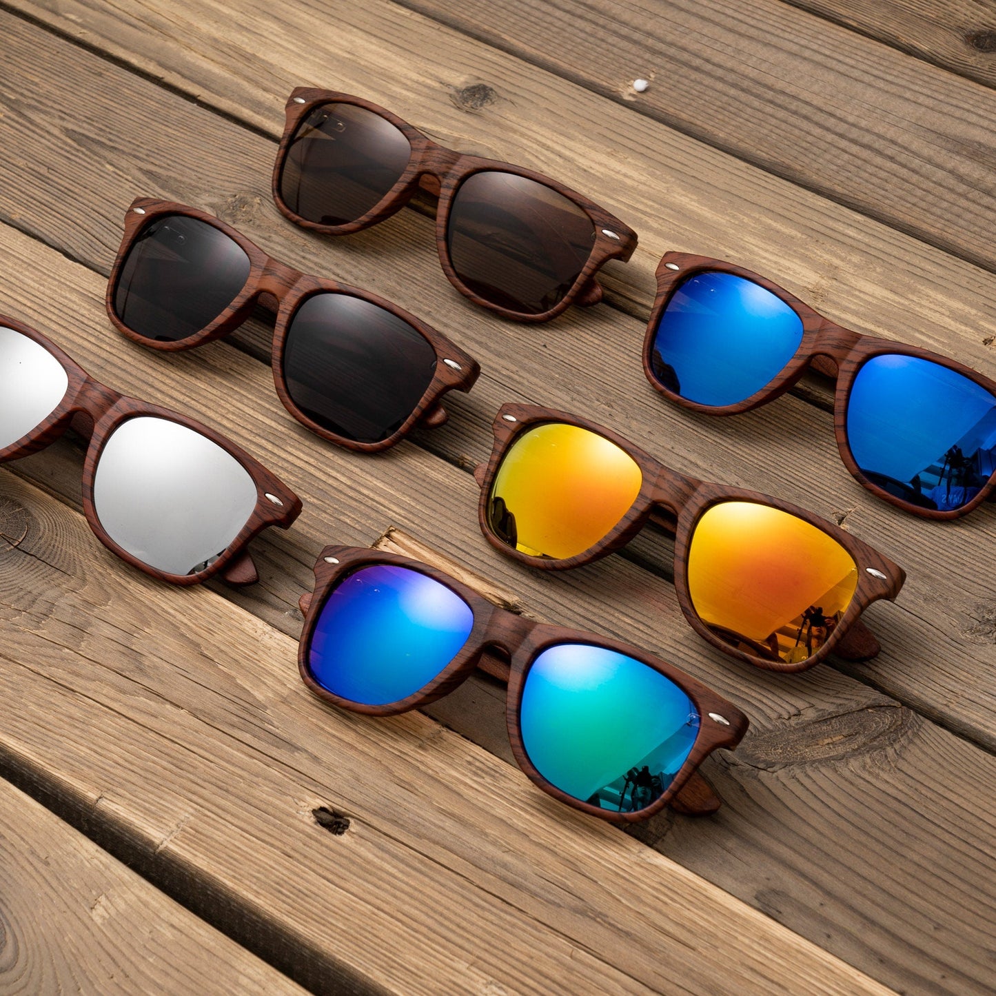 Personalized Polarized Wooden Sunglasses, Custom Wooden Sunglasses Box, Engraved Unisex Sunglasses, Wood Box, Mens Gift, Groomsmen Gifts