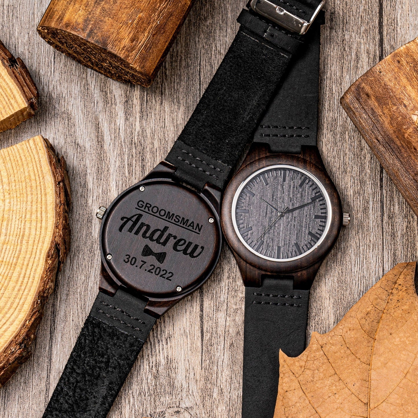 Groomsmen Gifts Set, Personalized Watch & Sunglasses in Custom Wooden Gift Box, Groomsmen Proposal Gift, Groomsmen Flask, Best Man Gifts