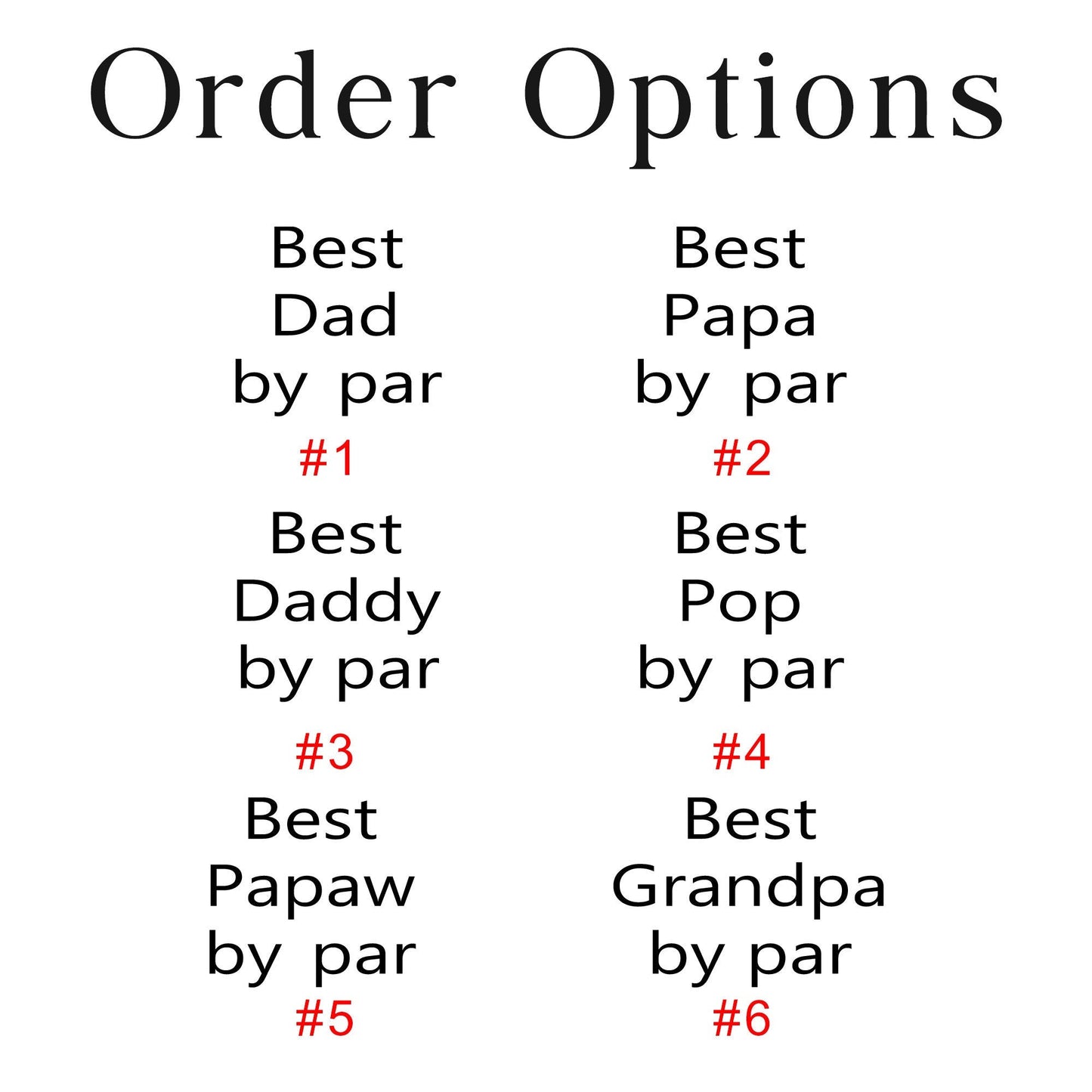Best Dad by Par Sign, Wooden Golf Sign, Fathers Day Gifts, Personalized Plaque for Dad, Grandpa, Unique Gifts for Dad, Custom Golf Name Sign
