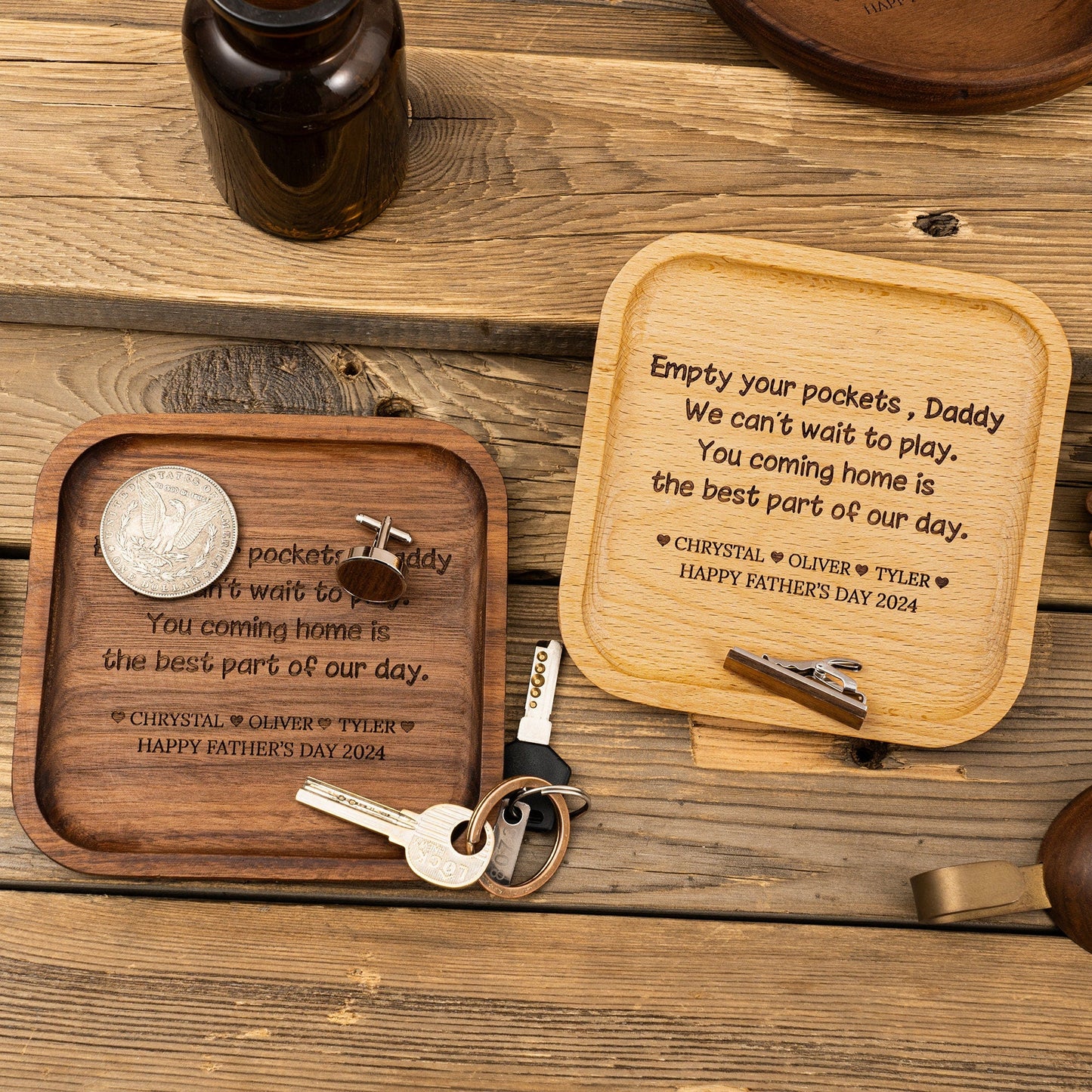 Valet Tray for Dad, Father's Day Gift, New Dad Gifts, Catch All Table Tray, Coming Home is the Best Part of my day, Valet Tray, Key Tray