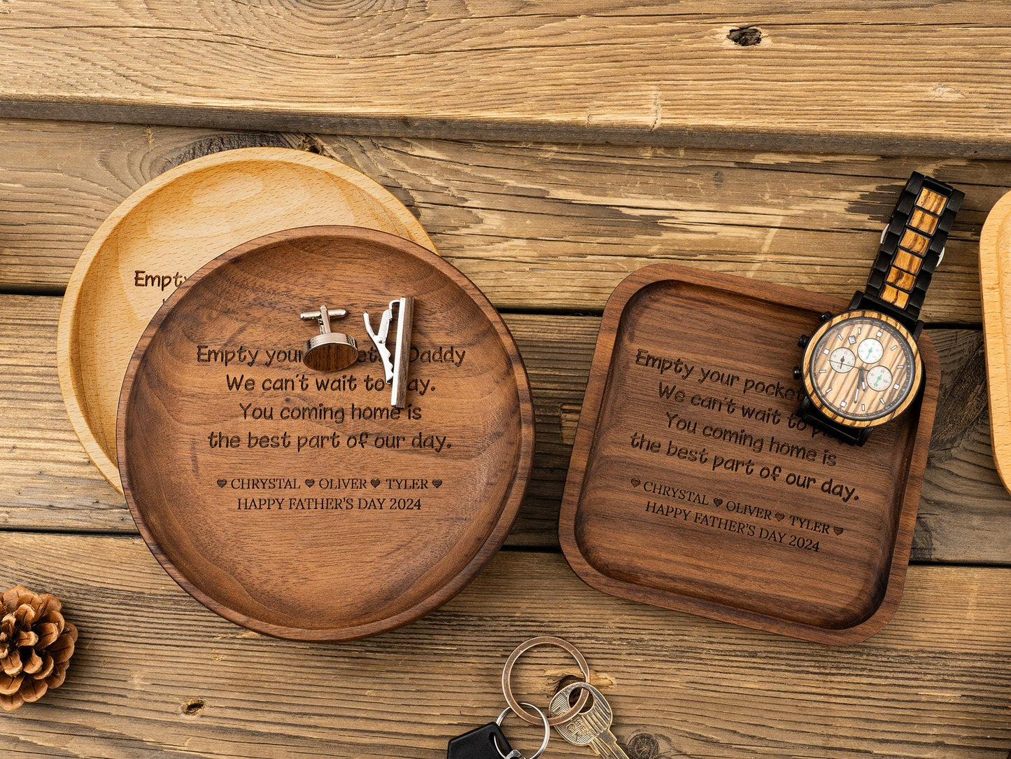 Valet Tray for Dad, Father's Day Gift, New Dad Gifts, Catch All Table Tray, Coming Home is the Best Part of my day, Valet Tray, Key Tray