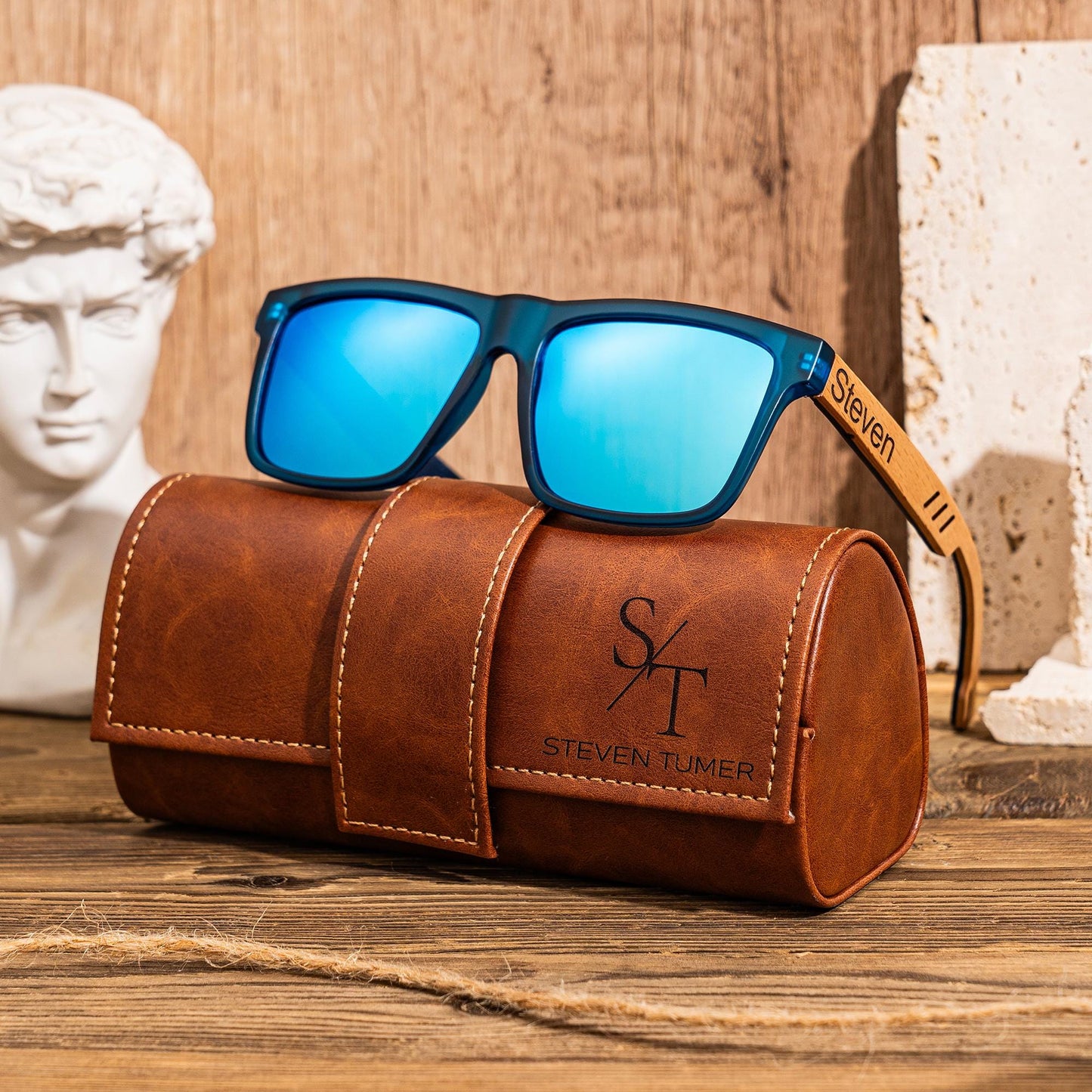 Personalized Groomsmen Sunglasses with Leather Box, Groomsmen Gifts, Best Man Gift, Groom Gift, Bachelor Party Gifts, Groomsman Sunglasses