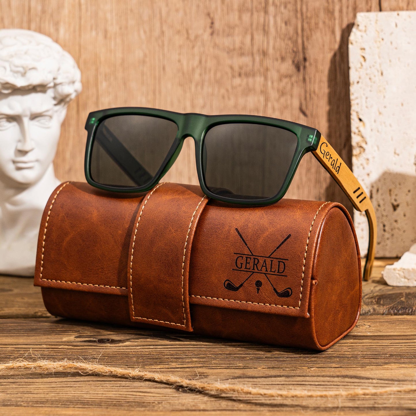 Personalized Groomsmen Sunglasses with Leather Box, Groomsmen Gifts, Best Man Gift, Groom Gift, Bachelor Party Gifts, Groomsman Sunglasses