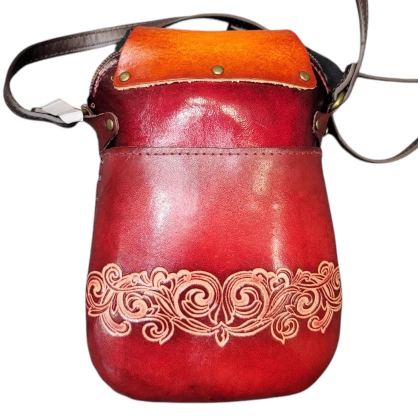 Handmade Leather Sloth Purse: Crossbody Bag