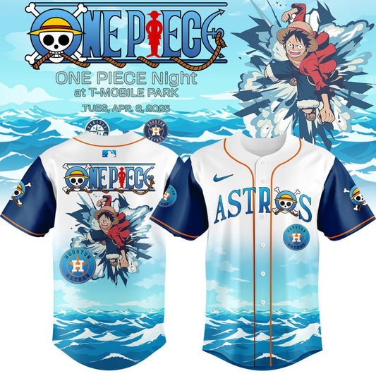 Limited Edition Houston Astros x One piece Baseball Jersey 2025