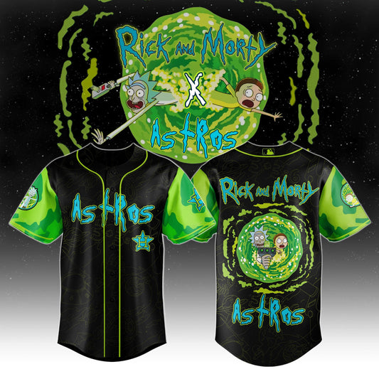 Rick and Morty x MLB Houston Astros Limited Edition Jersey 2025