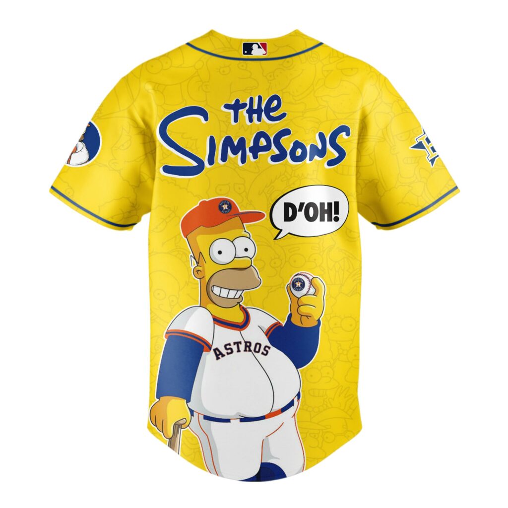The Simpsons x MLB Houston Astros Limited Edition Jersey 2025