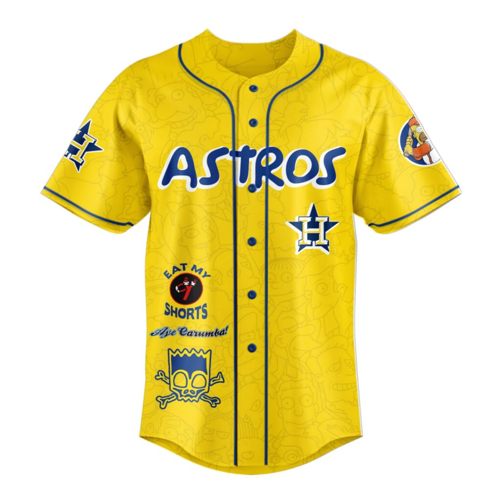 The Simpsons x MLB Houston Astros Limited Edition Jersey 2025