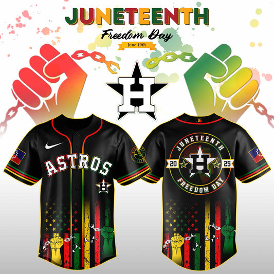 Houston Astros MLB X Juneteenth Day Jersey Edition Jersey 2025